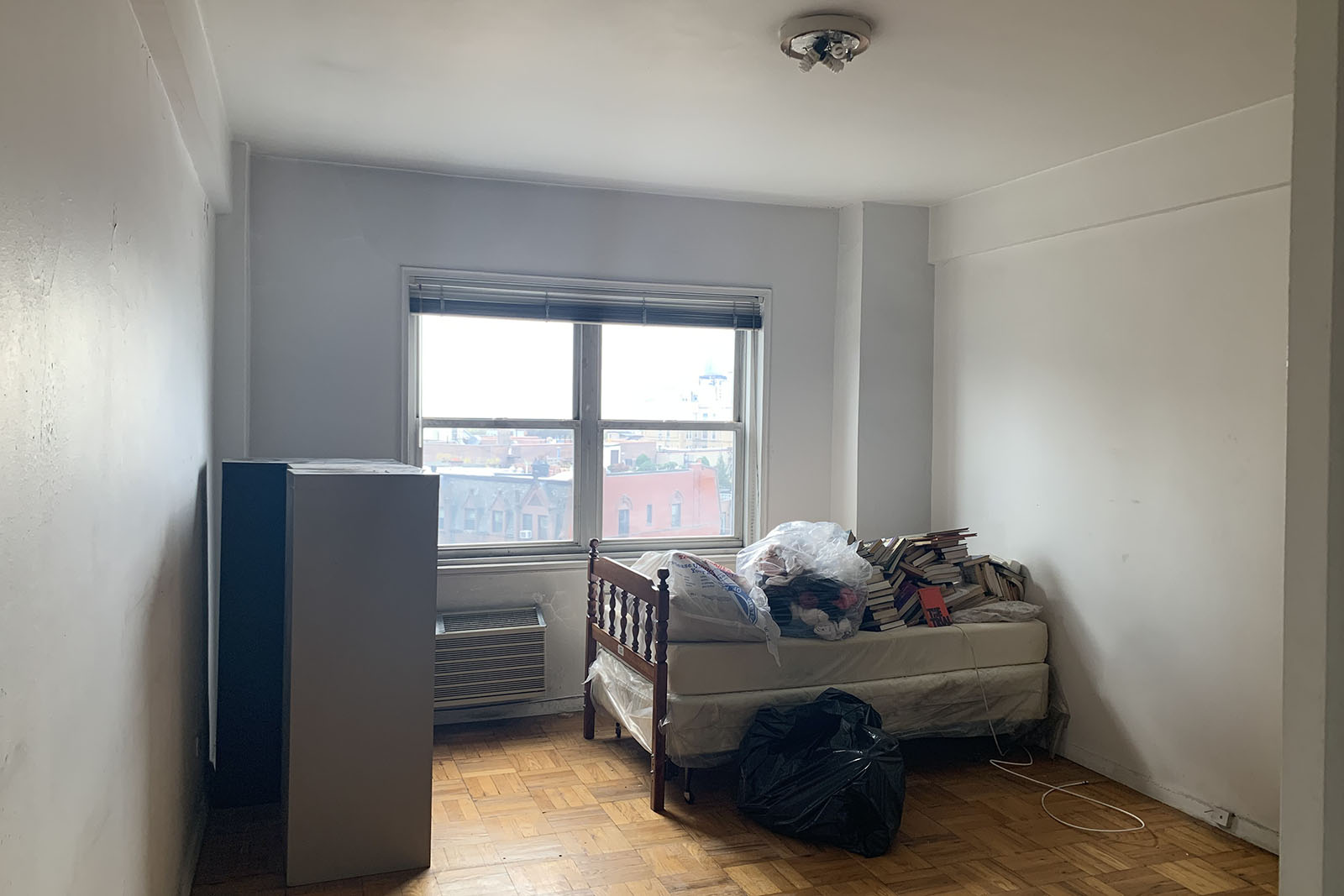 10 Plaza St. East 8B Bedroom before staging