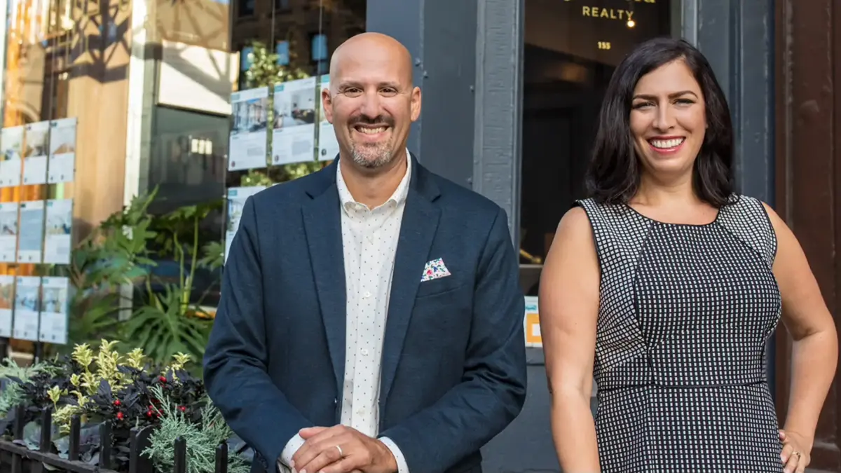 Photo of Paul Paglia and Elizabeth Kohen real estate agents