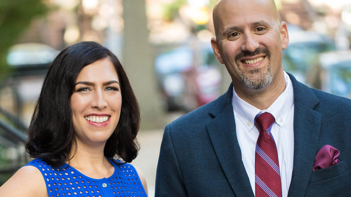 Headshot of Elizabeth Kohen with Paul Paglia